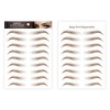 6D Imperméable Autocollant De Sourcil Brun Écologique Pour Sourcils Hair-like Authentic Eyebrows Pour Femmes Comfy Paresseux 