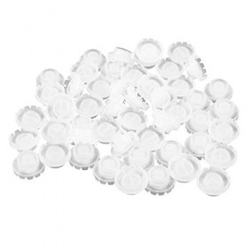 Monumen 50Pcs Support de Colle Pour Cils Individuels Greffe de Cils Tasse de Fleurissement Anneau Support D de Cils Adhesif