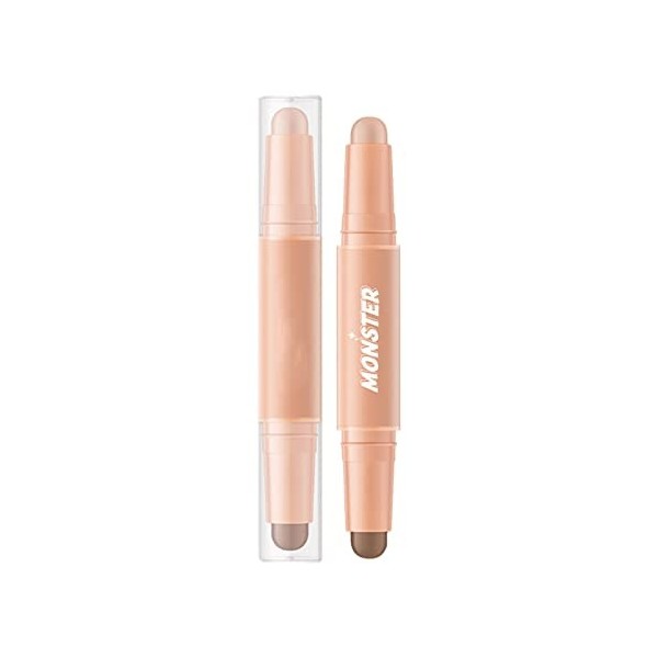 Bâton de contouring 4 couleurs - Double Stick de maquillage - Contouring - Contouring - Multifonctionnel - Stick Retour C, t