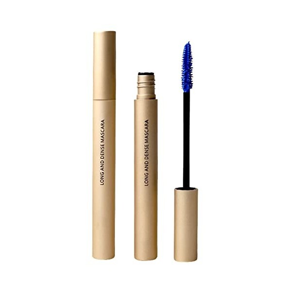 Gold Color Mascara est mince et longue durée Curling non estompé imperméable à la sueur cadeaux pour les filles qui ne sont p