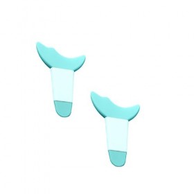 rongweiwang 2X Mascara Guard Applicateur de cils Fard à paupières Commodité Douceur Outil de maquillage auxiliaire réutilisab