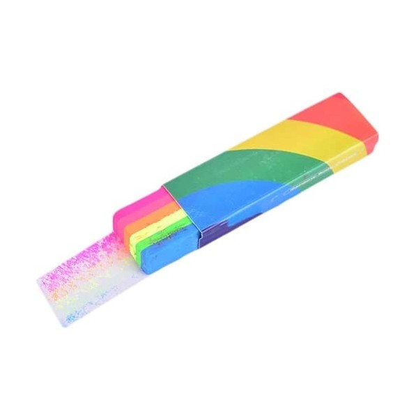 Rainbow Face Paint Stick Body Tattoo Coloré Pigment Pen Fluorescent Chalk Lavable Adulte Enfant Party Favors Maquillage Cosmé