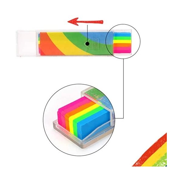 Rainbow Face Paint Stick Body Tattoo Coloré Pigment Pen Fluorescent Chalk Lavable Adulte Enfant Party Favors Maquillage Cosmé