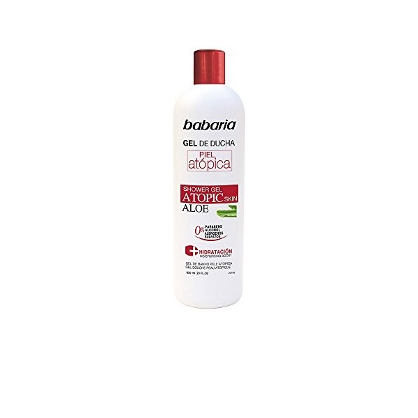 Babaria 1004-21303 Gel Douche Peau Atypique Aloe 600 ml