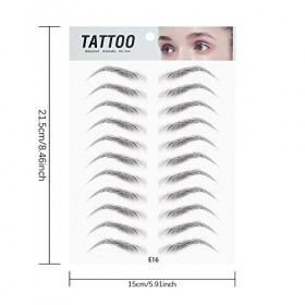 2 Pcs Magic 4D Hair-like Authentic Eyebrows Grooming Shaping Makeup Brow Shaper Brow Stickers Tattoo False Eyebrows Grooming 