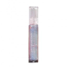 Gloss Transparent Eau Lumière Verre Brillant À Lèvres Hydratant Miroir Superposition Clignotant Maquillage Fluorescent E, On