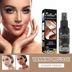 YJYQ Spray autobronzant longue durée - 30 ml - Auto-bronzant sûr et efficace - Spray autobronzant pour le visage pour une bri