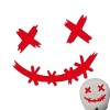 Sticker sourire casques de moto | Décalcomanies décoratives imperméables de visage de sourire pour des voitures,Funny Smile B