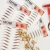 Lot de 11 autocollants 3D pour sourcils, transferts de sourcils, autocollants imperméables pour les yeux, broderie, faux sour