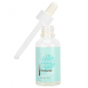 Autobronzant Gouttes Eau Bronzante pour Corps Visage Correction de Couleur Autobronzant Eau Autobronzante sans Soleil