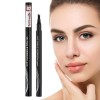 Stylo à sourcils étanche | Stylo contour des sourcils longue durée et imperméable | Produits de beauté pour jeunes filles pou