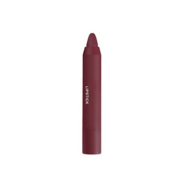 Eau Durable Lisse Velours 12° Matte Lipstick Lipstick Hydratant Maquillage Cire Rouge à Lèvres Moules E, Taille unique 