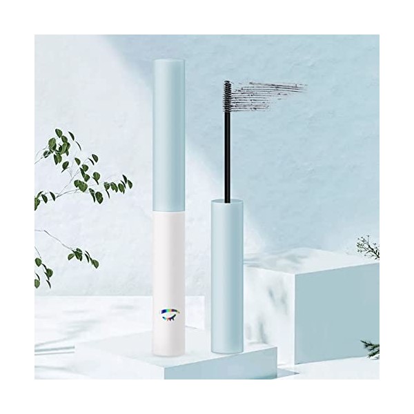 Organic Cils Styling, Waterproof Durable Curling Mascara Maquillage Cils Imperméable Top Mascara White, One Size 