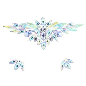 Face Jewels Tattoo Crystal Gems Tears Glitter Face Eyes Stickers pour costume Femme Face 1 Gemmes Face Stickers, Face Gems pa