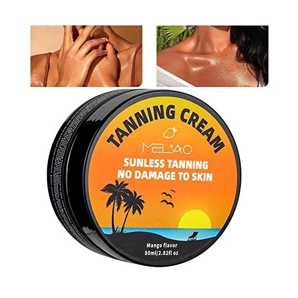 Crème Accélérateur De Bronzage, Crème Autobronzante Pour Visage Et Corps Crème Solaire, Dautobronzant Naturel Et Daccélérat