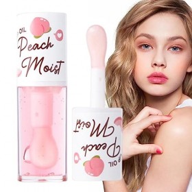 Clear Lip Oil Gloss - Huile Repulpante Pour Les Lèvres Hydratante | Huile Pour Les Lèvres Hydratante Antiadhésive Longue Duré