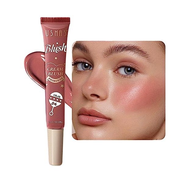 Fards à joues liquides mats | Moisture Blushes Mousse - Mousse Naturelle Hydratante Liquide, Crème Blushes Joues Lèvres Maqui