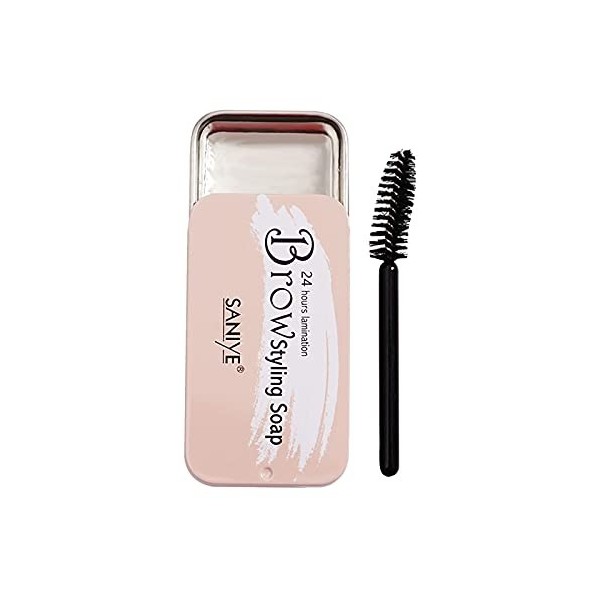 Gel Sourcils,Sourcils Savon,Ssavon Sourcils Transparent,Gel Fixateur Sourcils Brows Makeup Gel Soap,pour Les Sourcils Gel pou