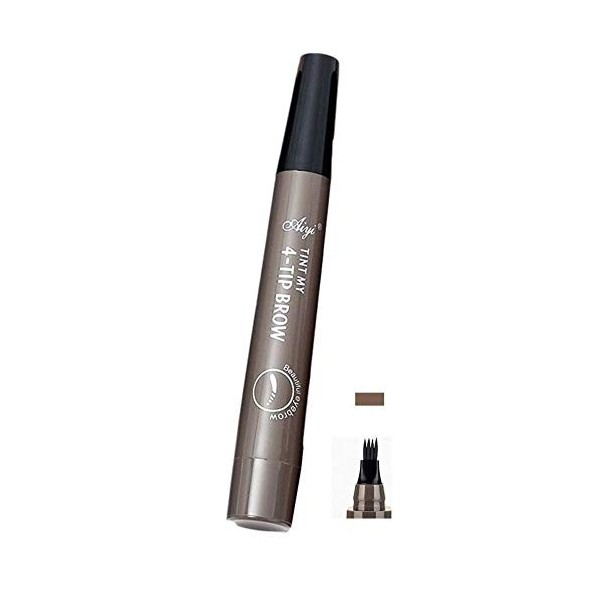 Stylo de tatouage des sourcils 3D Microblading Crayon à sourcils Étanche Pointe de fourche Crayon à sourcils Longue durée Pro