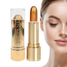 Bâton surligneur,Surligneur de joues Shimmer Stick Luminiseur imperméable longue durée | Bâton de contouring, maquillage crém