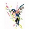 Tatouage temporaire colibri oiseau Tatouage faux tatouage KM110