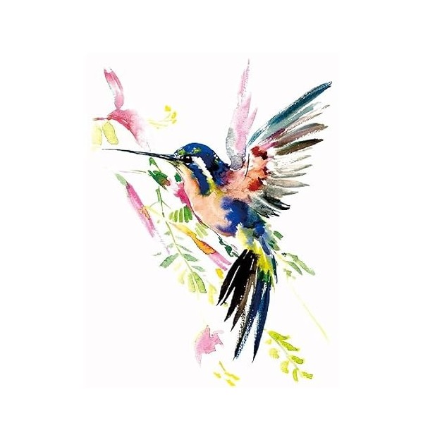 Tatouage temporaire colibri oiseau Tatouage faux tatouage KM110