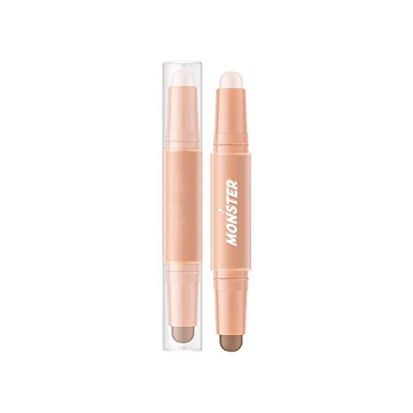 Colorant Pour Gloss En Cher Bâton de contouring 4 couleurs Double bâton Bâton de maquillage Contouring Concealer Highlight Bâ