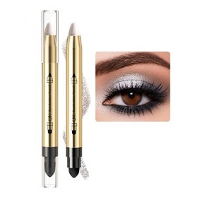 Bâton de fard à paupières, bâton éclaircissant à double tête, pinceaux de maquillage pour les yeux, bâton éclaircissant pour 