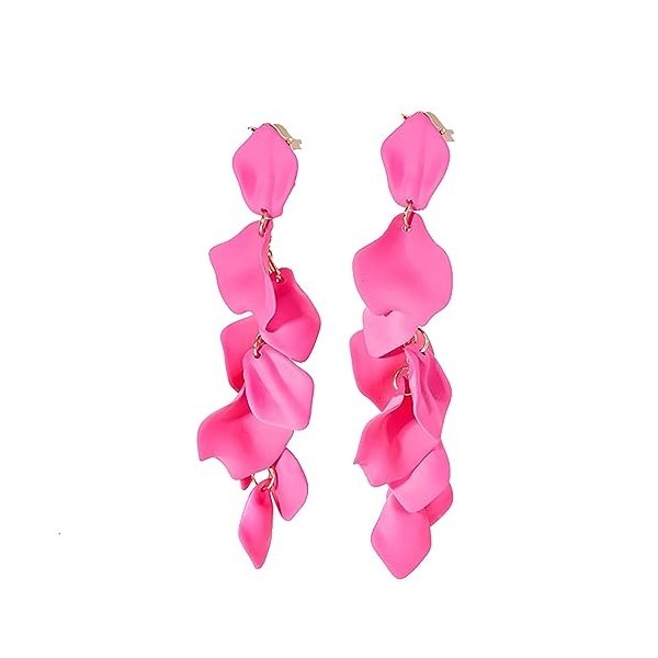 Boucles doreilles Bouteille Bébé Rose Boucles doreilles Cœur Rose Chaud Boucles doreilles pour Femmes Amoureux Boucles do