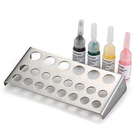 1 support en acier inoxydable pour capsules dencre de tatouage - Durable et utile, attrayant et tendance