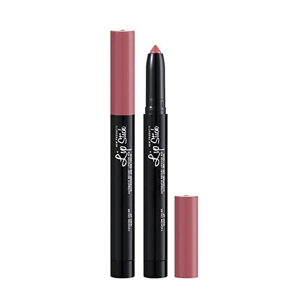 Rouge à lèvres avec rouge à lèvres féminin - Rose avec crayon à lèvres automatique - Ne se décolore pas - Ne se décolore pas 