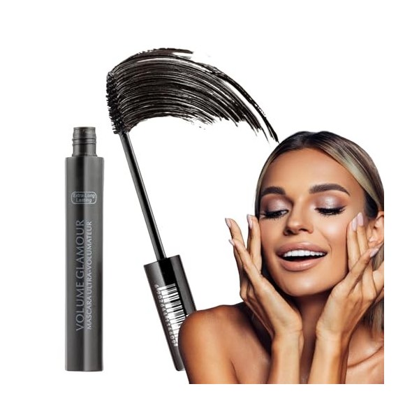 Volume et longueur du mascara, Mascara imperméable à coloration facile pour volumiser les cils, Accessoires de maquillage pou