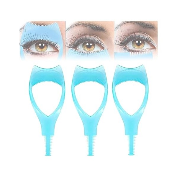 Mascara Shield Applicateur de protection, outils 3 en 1 pour application de mascara, outils de mascara 3 en 1, outil de prote