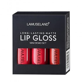 Maquillage Surprise Pack Rose Easy Set Lasting Mist Rouge à Lèvres Longue Couleur Lèvres Booster Roller D, Taille unique 