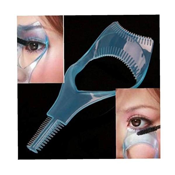 1pc Mascara Applicateur Guide De Loutil 3 En 1 Maquillage Cils Peigne Cils Brosse Peigne Rurler Outils Cosmétiques