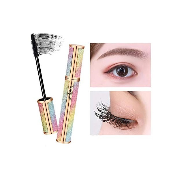 Clest F&H Mascara 3D Lash Uxuriously plus longs, plus épais, cils volumineux, imperméables, durables, amovibles dans leau ch