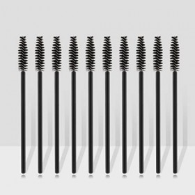 Disposable Eyelash Brush Soft Eyelash Brush Mascara Wand Applicator for Eyelash Extension Makeup Kit for Women Girls 50Pcs Bl