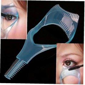 Zonfer Femme Maquillage Cils Peigne Applicateur Guide De Loutil De Maquillage Peigne Cils 3 en 1 Mascara Outil Applicateur B