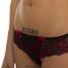 2 x Fuckable timbre Tatouage - Lettres en Noir - Tatouage temporaire Sexy fétiche 2 