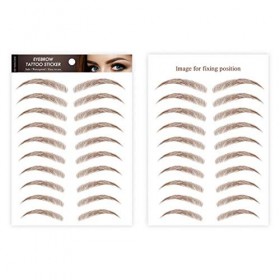 6D Hair-like Authentic Eyebrows, Autocollants pour Sourcils 6D, Eyebrow Tattoo Sticker, Tatouages De Sourcils Dimitation, La