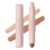 Bâton Surligneur - Contouring Stick, Illuminateur Contouring, Bâton Contour 2 En 1 Professional Makeup Stick Highlight & Cont