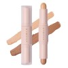 Bâton Surligneur - Contouring Stick, Illuminateur Contouring, Bâton Contour 2 En 1 Professional Makeup Stick Highlight & Cont