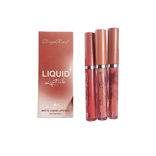 Lèvre longue beauté imperméable 15 ml - Rouge à lèvres brillant et durable - Calendrier de lAvent - Maquillage A, taille un