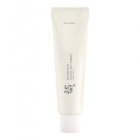 Beauty of Joseon Crème solaire Rice Probiotics SPF 50+ aux extraits de riz.