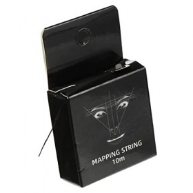 Coupe De Mappage Des Sourcils Ligne Pré-enfilée Tatouage Brows Point Thread Box Marking Line Tool 10m Noir