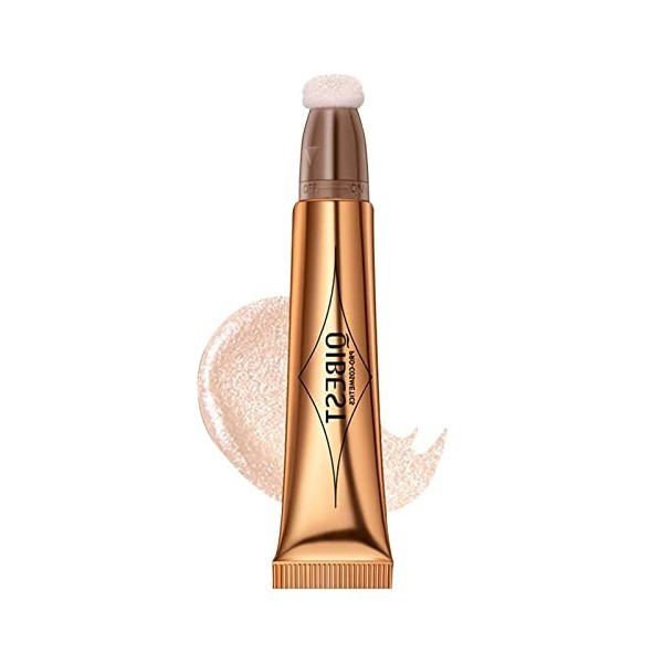 Contour Highlighter Wand, Bâton Surligneur Crémeux 3 En 1, Highlighter Liquide, Contouring Stick, Facile À Mélanger, Longue T