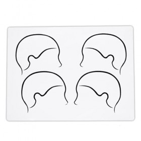 Facile à utiliser pour pratiquer le tatouage - Flexible et réaliste - Parties du corps profilées pour artistes débutants - Ré