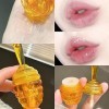 Pot De Gloss Vide Cher Honey Jar Lip Oil Huile de soin des lèvres au miel Rouge à lèvres Saveur de pêche Hydratant Superposit