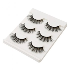 VWH 3Pair 3D des faux cils faux cils épais maquillage extension False Lashes Fake Eye Lash