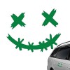 Firulab Autocollant de Voiture Visage Souriant | Autocollants imperméables et décoratifs Smile Face pour Voitures - Funny Smi